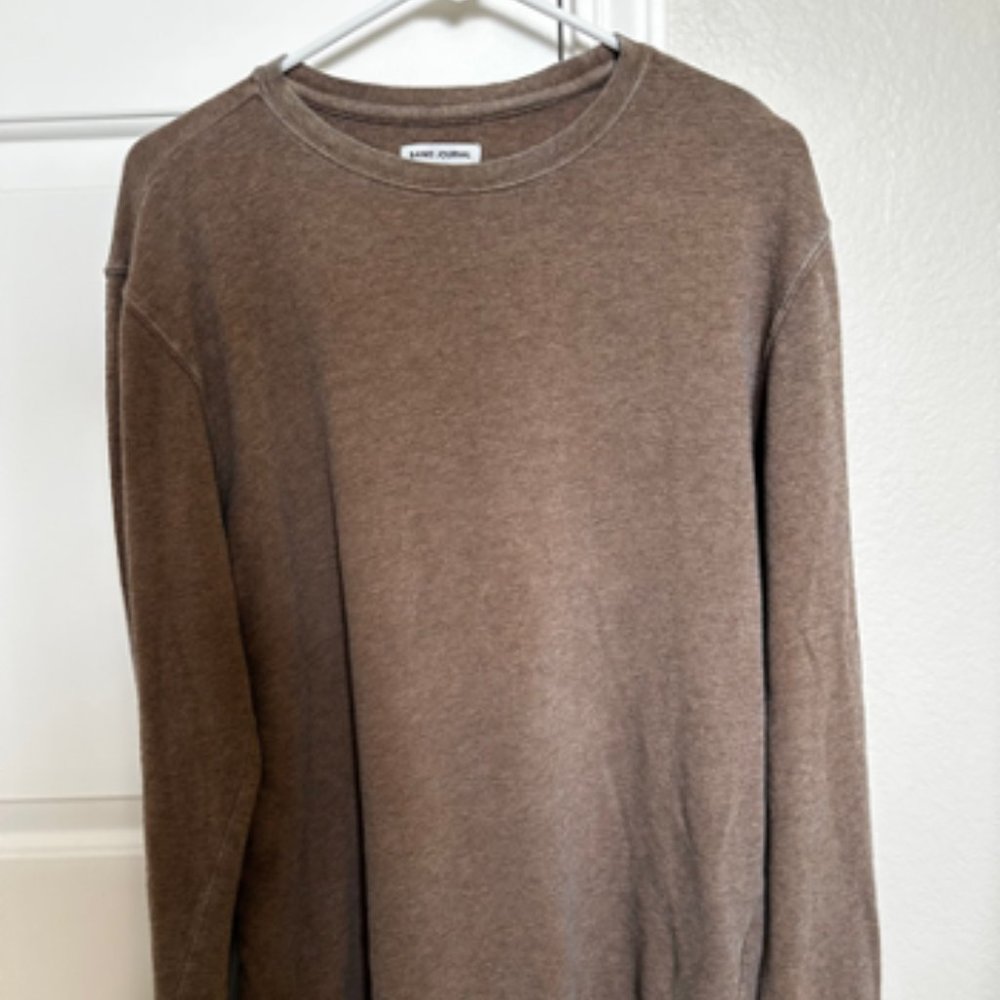 Banks Journal Men's Light Brown 100% Organic Cotton Sweatshirt